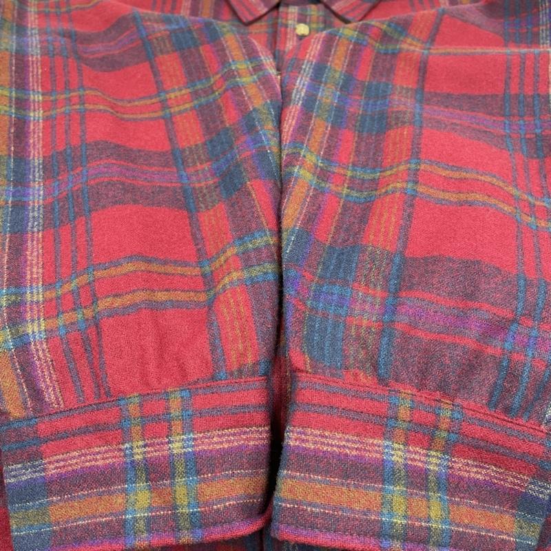 ペンドルトン PENDLETON シャツ、ブラウス 長袖 70 80s USA製 チェック ウール 長袖 シャツ タグ付き L チェック マルチカラー / マルチカラー / multicolor メンズ USED 古着 中古 50135419
