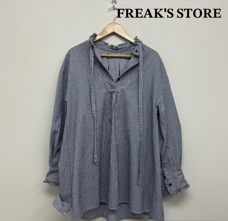 フリークスストア FREAK S STORE チュニック 長袖 FREAK S STORE フリークスストア リボン フリル チュニック - レディース USED 古着 中古 50135433