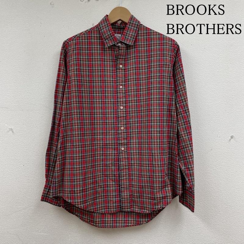 ブルックス ブラザーズ BROOKS BROTHERS シャツ、ブラウス 長袖 80s 長袖 シャツ Est.1818 ブラウス Shirt ロングスリーブ チェック USA製 サイズ16 6ボタン - チェック マルチカラー / マルチカラー / multicolor メンズ USED 古着 中古 50135439