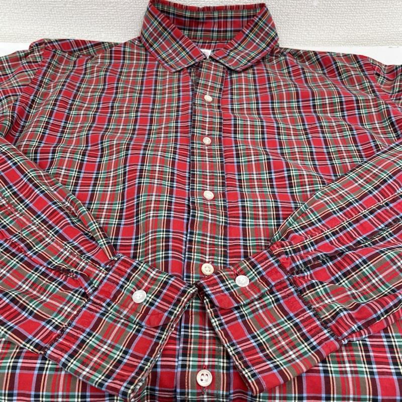 ブルックス ブラザーズ BROOKS BROTHERS シャツ、ブラウス 長袖 80s 長袖 シャツ Est.1818 ブラウス Shirt ロングスリーブ チェック USA製 サイズ16 6ボタン - チェック マルチカラー / マルチカラー / multicolor メンズ USED 古着 中古 50135439