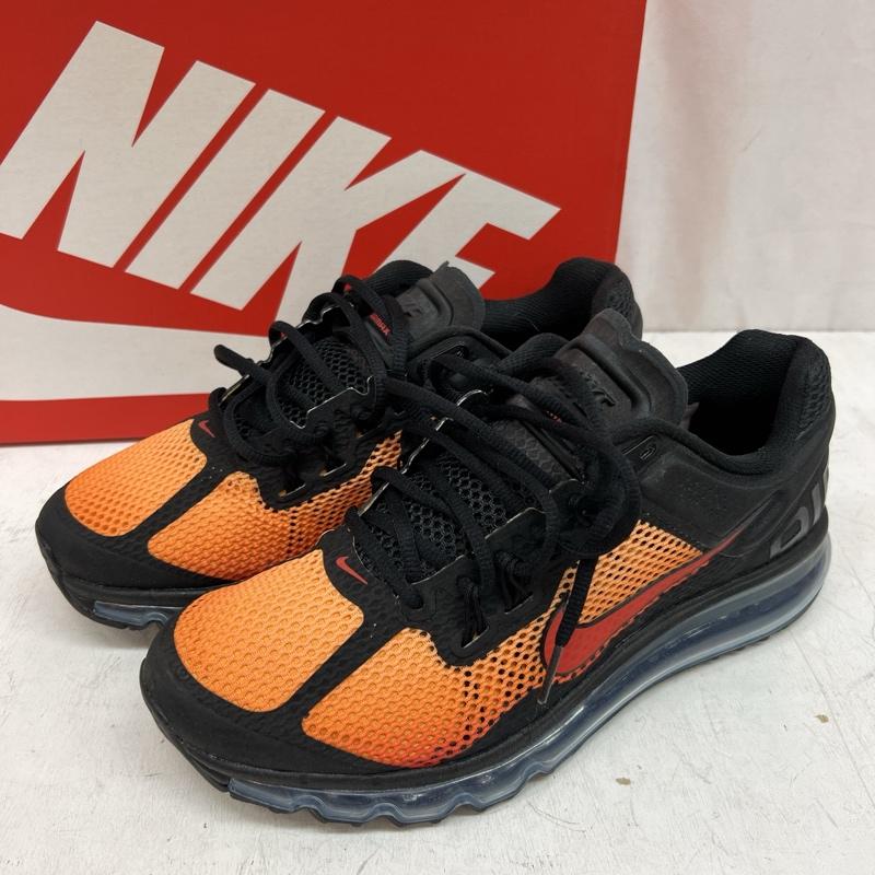 ナイキ NIKE スニーカー スニーカー AIR MAX 2013  SUNSET  HF4887-873 エアマックス 26.0cm 黒 / ブラック / black X 橙 / オレンジ / orange メンズ USED 古着 中古 50135488