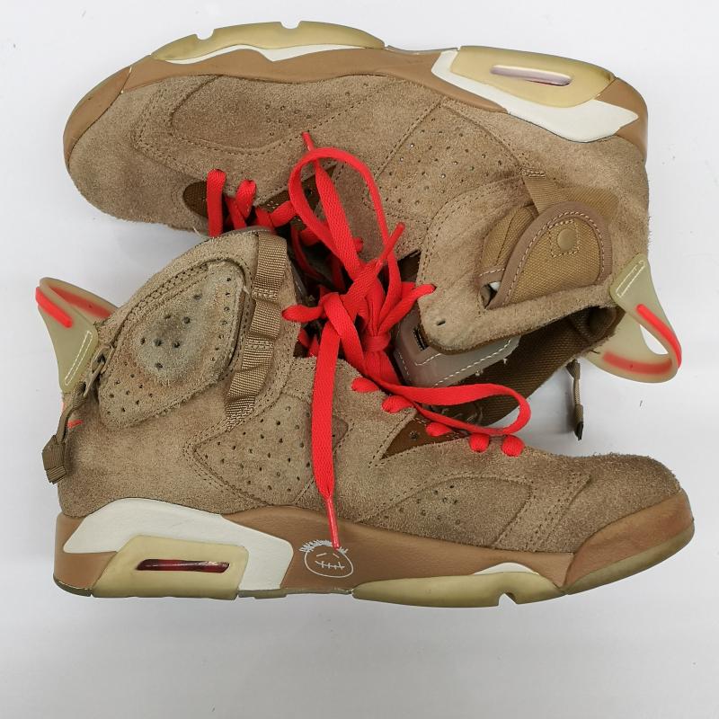 ナイキ NIKE スニーカー スニーカー TRAVIS SCOTT 26cm トラヴィススコット AIR JORDAN 6 RETRO SP エアジョーダン6 DH0690-200 26.0cm 茶 / ブラウン / brown メンズ USED 古着 中古 50135492