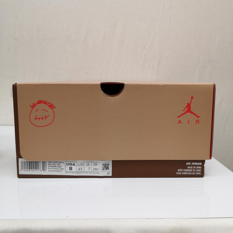 ナイキ NIKE スニーカー スニーカー TRAVIS SCOTT 26cm トラヴィススコット AIR JORDAN 6 RETRO SP エアジョーダン6 DH0690-200 26.0cm 茶 / ブラウン / brown メンズ USED 古着 中古 50135492