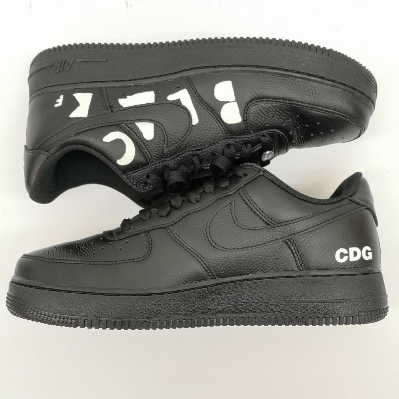 ブラックコムデギャルソン BLACK COMME des GARCONS スニーカー スニーカー 25ss 27.5cm Nike Air Force 1 IB9949-001 エアフォース1 27.5cm 黒 / ブラック / black X 白 / ホワイト / white メンズ USED 古着 中古 50135501