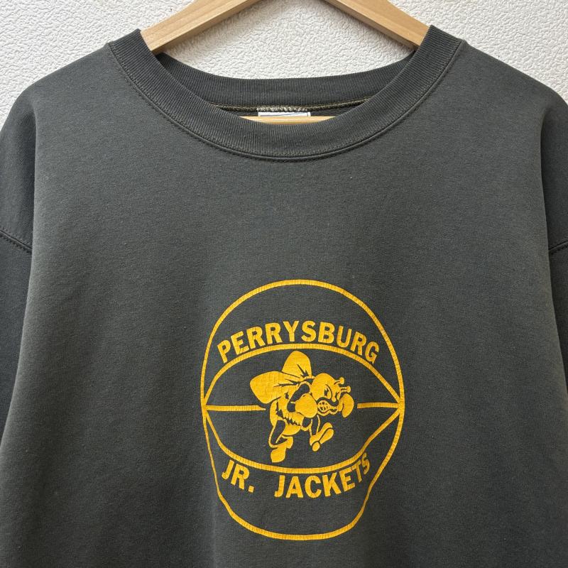 ユナイテッドスポーツ UNITED SPORTS トレーナー 長袖 USA製 Perrysburg Jr Jackets バスケット チーム ロゴ プリント クルーネック スウェット 長袖 トレーナー L メンズ USED 古着 中古 50135589