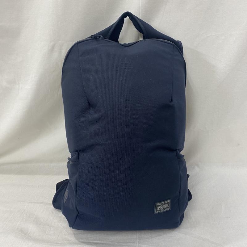 ポーター PORTER リュックサック、デイパック リュックサック、デイバッグ 18AW DESCENTE ALLTERRAIN x PORTER BACKPACK navy ロゴ、文字 紺 / ネイビー / navy メンズ USED 古着 中古 50135682