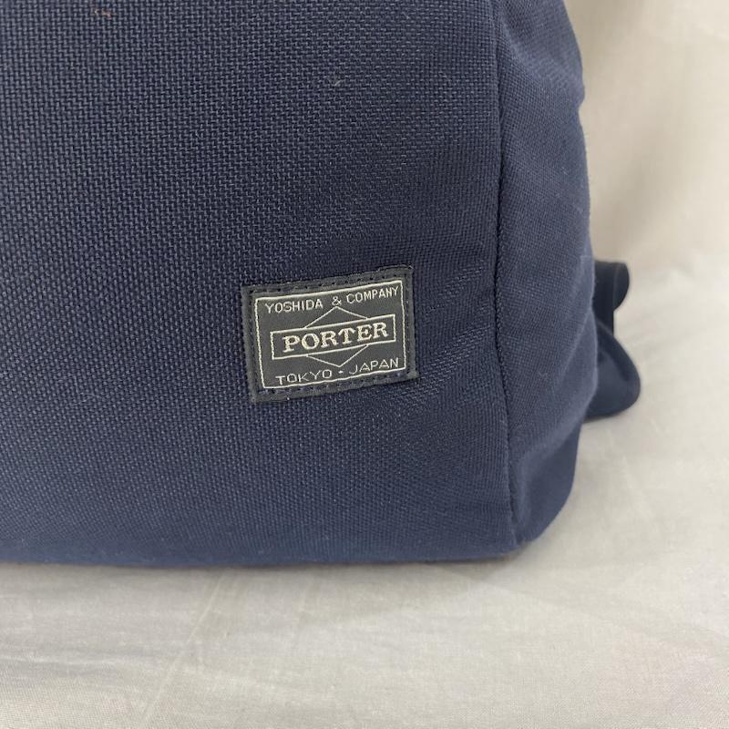 ポーター PORTER リュックサック、デイパック リュックサック、デイバッグ 18AW DESCENTE ALLTERRAIN x PORTER BACKPACK navy ロゴ、文字 紺 / ネイビー / navy メンズ USED 古着 中古 50135682