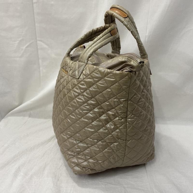 エムジーウォレス MZ WALLACE トートバッグ トートバッグ PUFF BAG Metro Tote シャンパンベージュ - ロゴ、文字 ベージュ / ベージュ / beige レディース USED 古着 中古 50135687