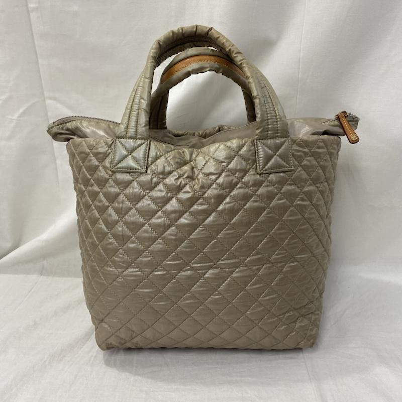 エムジーウォレス MZ WALLACE トートバッグ トートバッグ PUFF BAG Metro Tote シャンパンベージュ - ロゴ、文字 ベージュ / ベージュ / beige レディース USED 古着 中古 50135687