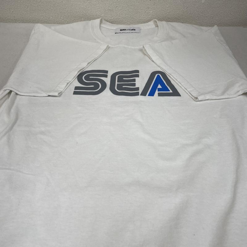 ウィンダンシー WIND AND SEA Tシャツ 半袖 半袖 Tシャツ ロゴ プリント クルーネック シャツ カットソー wds-cs-298 M ロゴ、文字 X プリント 白 / ホワイト / white メンズ USED 古着 中古 50135706
