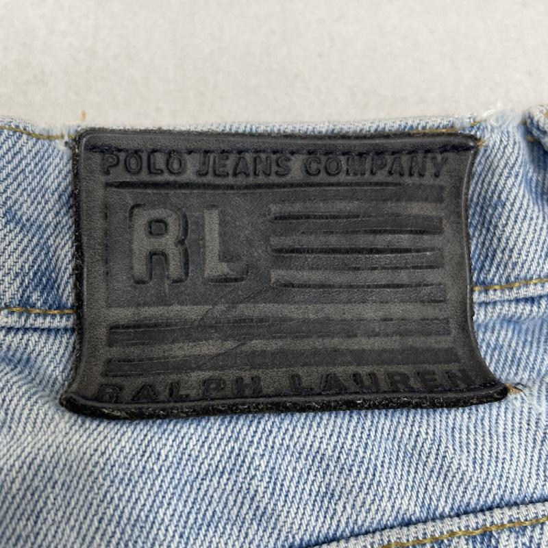 ポロジーンズカンパニー POLO JEANS COMPANY パンツ デニム、ジーンズ デニムパンツ ラルフローレン インディゴ ボタンフライ ジーパン コットン メキシコ製 31インチ ロゴ、文字 インディゴ / インディゴ / Indigo レディース USED 古着 中古 50135725