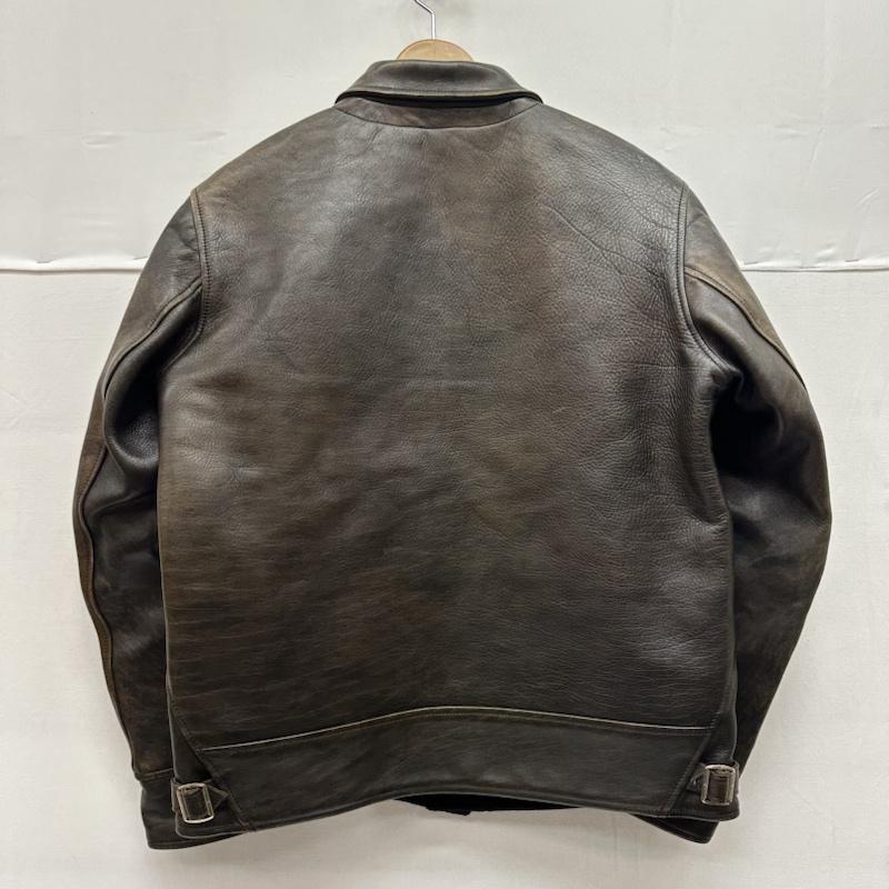 テンダーロイン TENDERLOIN ジャケット、上着 レザージャケット 12AW T-HIDEホースハイド レザー ジャケット 馬革 M 茶 / ブラウン / brown メンズ USED 古着 中古 50135739