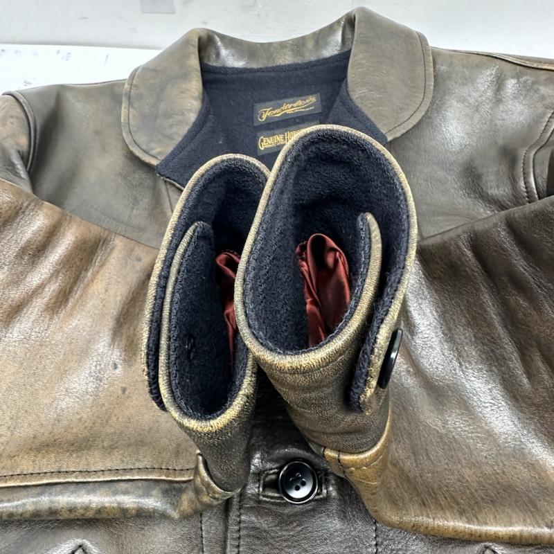 テンダーロイン TENDERLOIN ジャケット、上着 レザージャケット 12AW T-HIDEホースハイド レザー ジャケット 馬革 M 茶 / ブラウン / brown メンズ USED 古着 中古 50135739