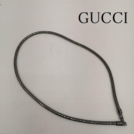 グッチ GUCCI アクセサリー ネックレス、ペンダント スネーク チェーン ロング ネックレス - 銀 / シルバー / silver color メンズ USED 古着 中古 50135748