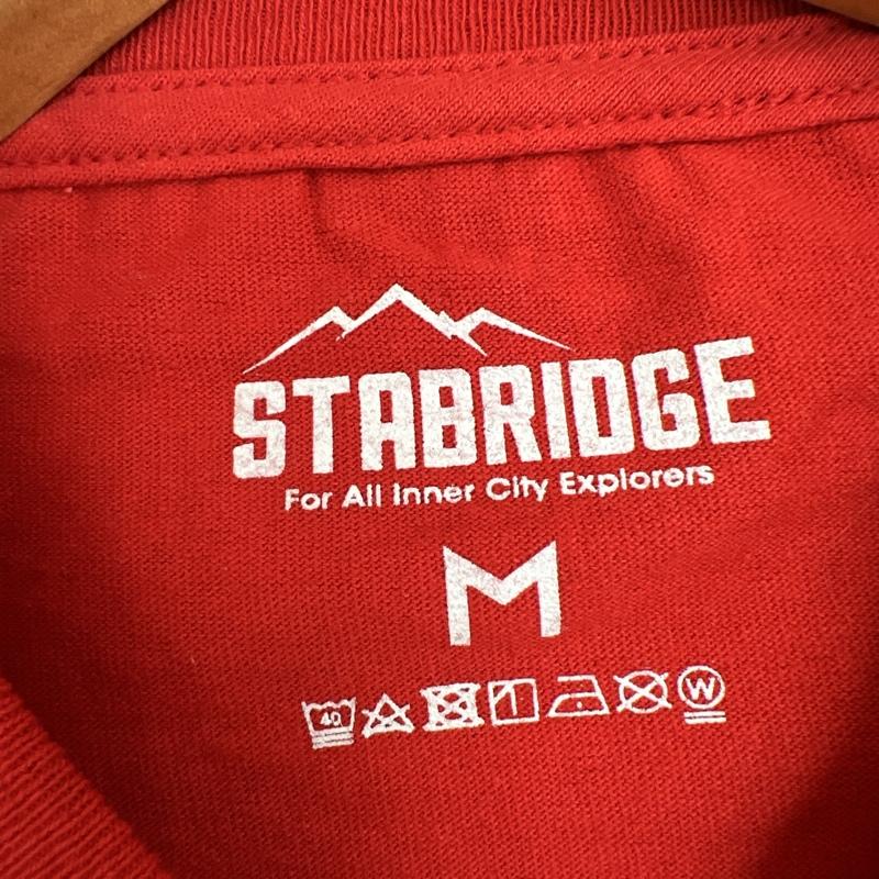 古着 USED Tシャツ 半袖 STABRIDGE the Apartment スタブリッジ ザ アパートメント ロゴ Tシャツ M 赤 / レッド / red メンズ USED 古着 中古 50135792