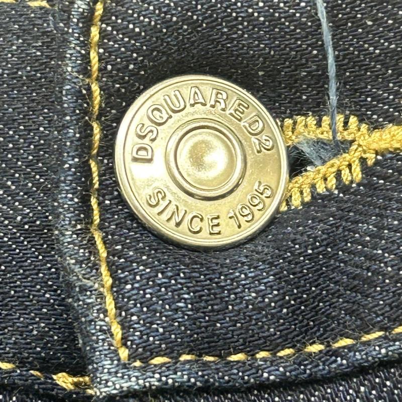 ディースクエアード DSQUARED2 パンツ デニム、ジーンズ DSQUARED2 ディースクエアード S74LB0821 SEXY TWIST JEAN セクシー ツイスト ジーンズ 48 ワンポイント インディゴ / インディゴ / Indigo メンズ USED 古着 中古 50135839