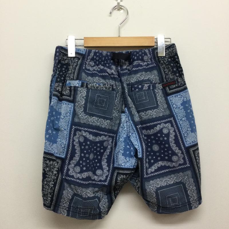 グラミチ GRAMICCI パンツ ショートパンツ Gramicci WEATHER NN-SHORTS グラミチ　ウェザー　ニューナロー　ショートパンツ GMP-21S019 S 総柄 紺 / ネイビー / navy X 水色 / ライトブルー / メンズ USED 古着 中古 50135854