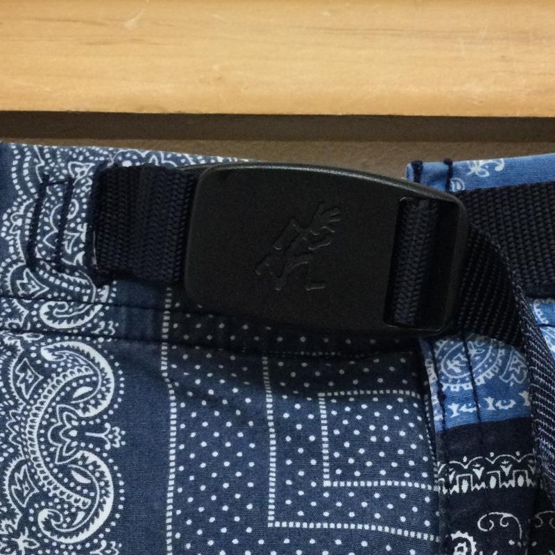 グラミチ GRAMICCI パンツ ショートパンツ Gramicci WEATHER NN-SHORTS グラミチ　ウェザー　ニューナロー　ショートパンツ GMP-21S019 S 総柄 紺 / ネイビー / navy X 水色 / ライトブルー / メンズ USED 古着 中古 50135854