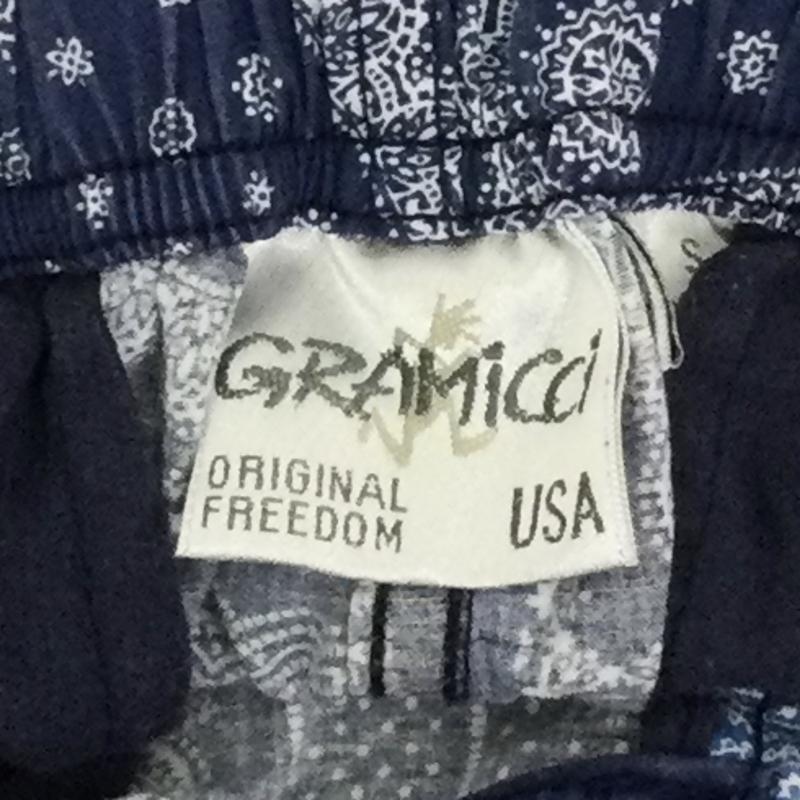 グラミチ GRAMICCI パンツ ショートパンツ Gramicci WEATHER NN-SHORTS グラミチ　ウェザー　ニューナロー　ショートパンツ GMP-21S019 S 総柄 紺 / ネイビー / navy X 水色 / ライトブルー / メンズ USED 古着 中古 50135854