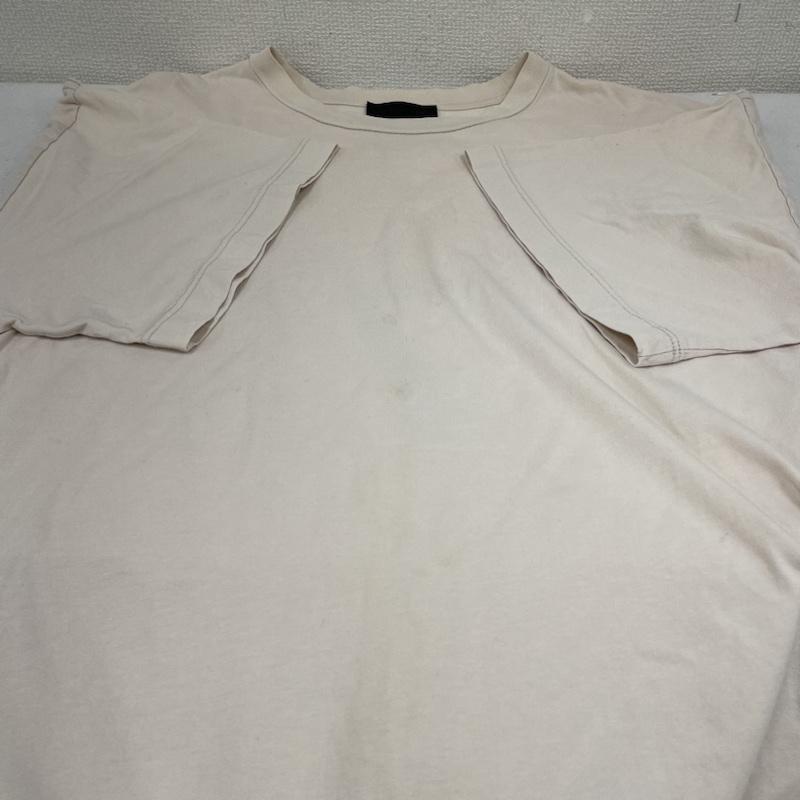 フィアーオブゴッド Fear of God Tシャツ 半袖 20SS T-shirt 7 バック ベロア プリント 半袖 Tシャツ アイボリー FG50-069 XL ロゴ、文字 X プリント アイボリー / アイボリー / メンズ USED 古着 中古 50135896