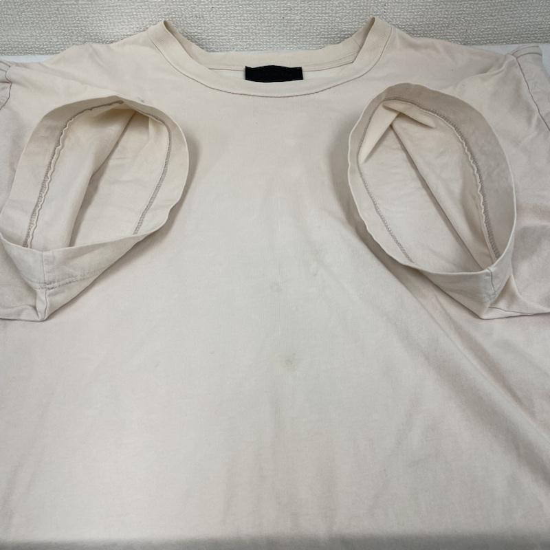 フィアーオブゴッド Fear of God Tシャツ 半袖 20SS T-shirt 7 バック ベロア プリント 半袖 Tシャツ アイボリー FG50-069 XL ロゴ、文字 X プリント アイボリー / アイボリー / メンズ USED 古着 中古 50135896