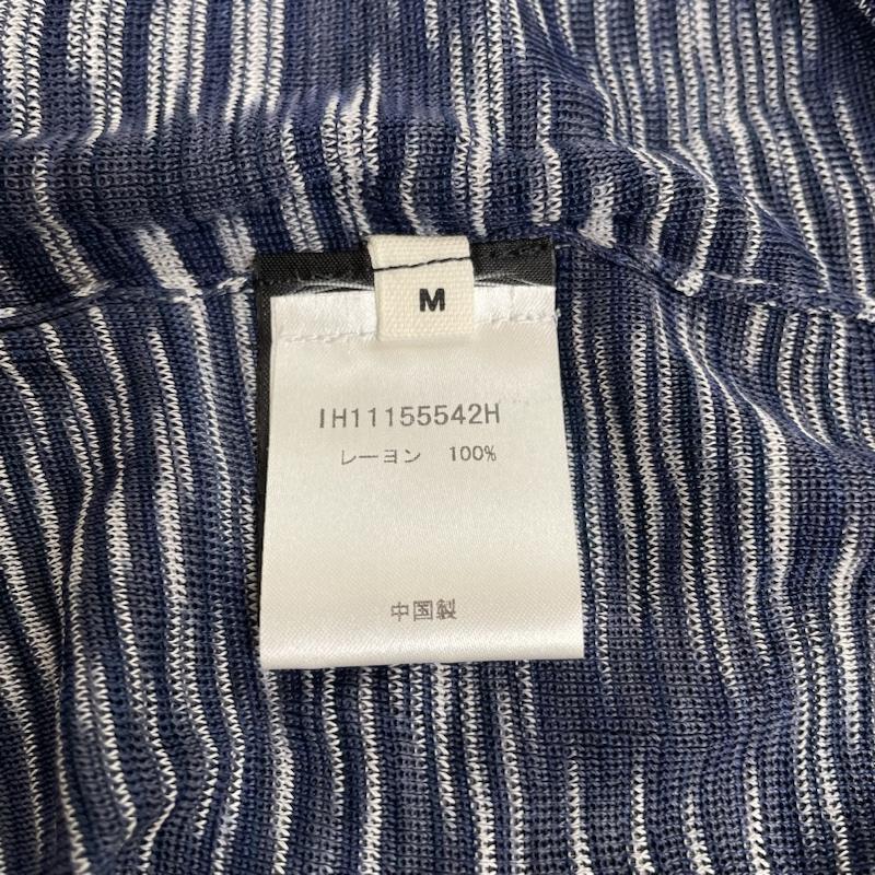 イザベル マラン ISABEL MARANT ニット、セーター 半袖 半袖 Tシャツ スペースダイ クルーネック 薄手 ニット カットソー 伸縮 タグ付き M  白 / ホワイト / white X 紺 / ネイビー / navy メンズ USED 古着 中古 50135912