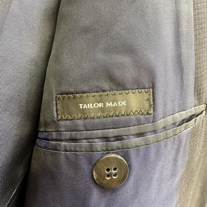 ジルサンダー JIL SANDER ジャケット、上着 ジャケット、ブレザー ウール チェック シングル テーラード ジャケット 52 52 紺 / ネイビー / navy メンズ USED 古着 中古 50135919