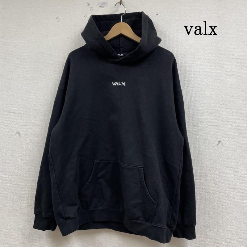 古着 USED パーカー 長袖 valx バルクス プロテイン 長袖 パーカー スウェット プルオーバー ロゴ 刺繍 バックプリント 山本義徳 L ロゴ、文字 X 刺繍 黒 / ブラック / black メンズ USED 古着 中古 50135946