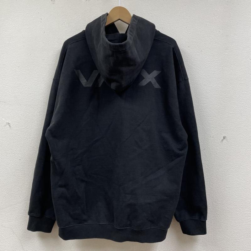 古着 USED パーカー 長袖 valx バルクス プロテイン 長袖 パーカー スウェット プルオーバー ロゴ 刺繍 バックプリント 山本義徳 L ロゴ、文字 X 刺繍 黒 / ブラック / black メンズ USED 古着 中古 50135946