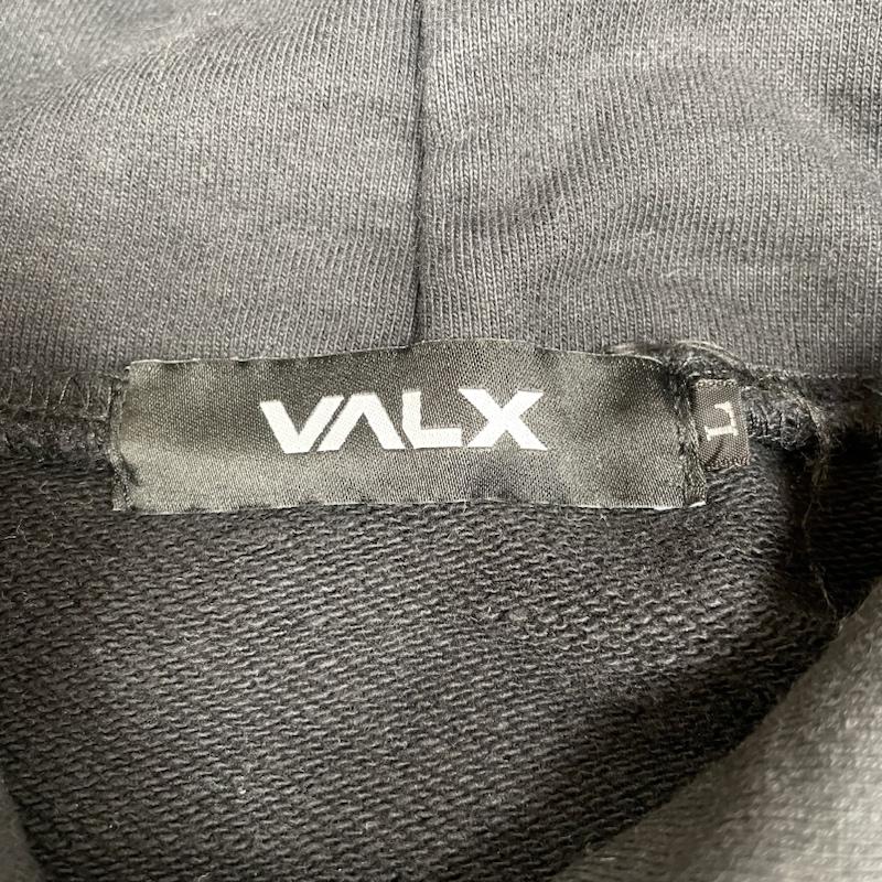 古着 USED パーカー 長袖 valx バルクス プロテイン 長袖 パーカー スウェット プルオーバー ロゴ 刺繍 バックプリント 山本義徳 L ロゴ、文字 X 刺繍 黒 / ブラック / black メンズ USED 古着 中古 50135946