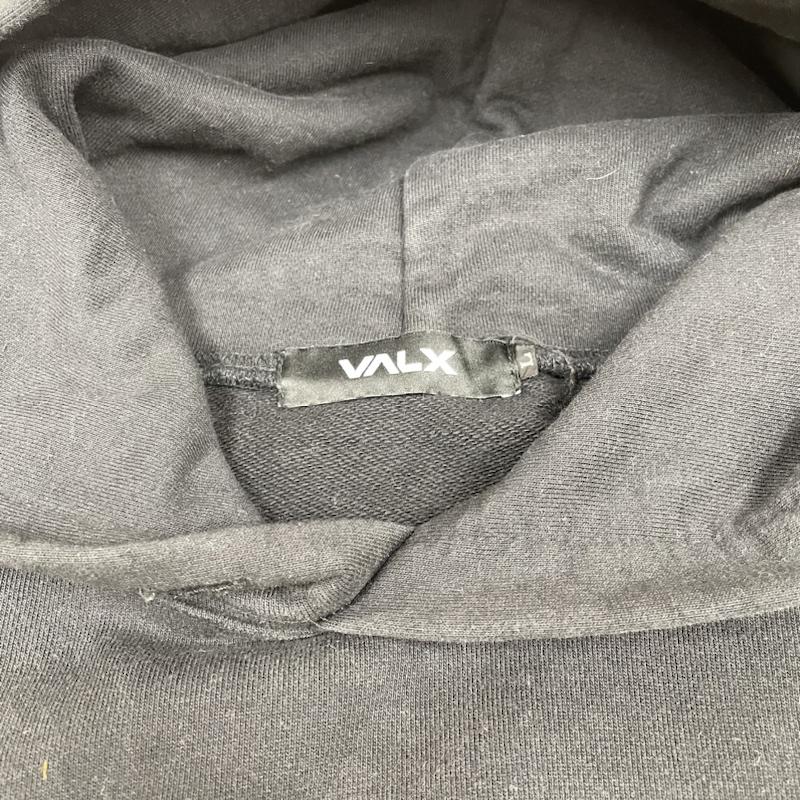 古着 USED パーカー 長袖 valx バルクス プロテイン 長袖 パーカー スウェット プルオーバー ロゴ 刺繍 バックプリント 山本義徳 L ロゴ、文字 X 刺繍 黒 / ブラック / black メンズ USED 古着 中古 50135946