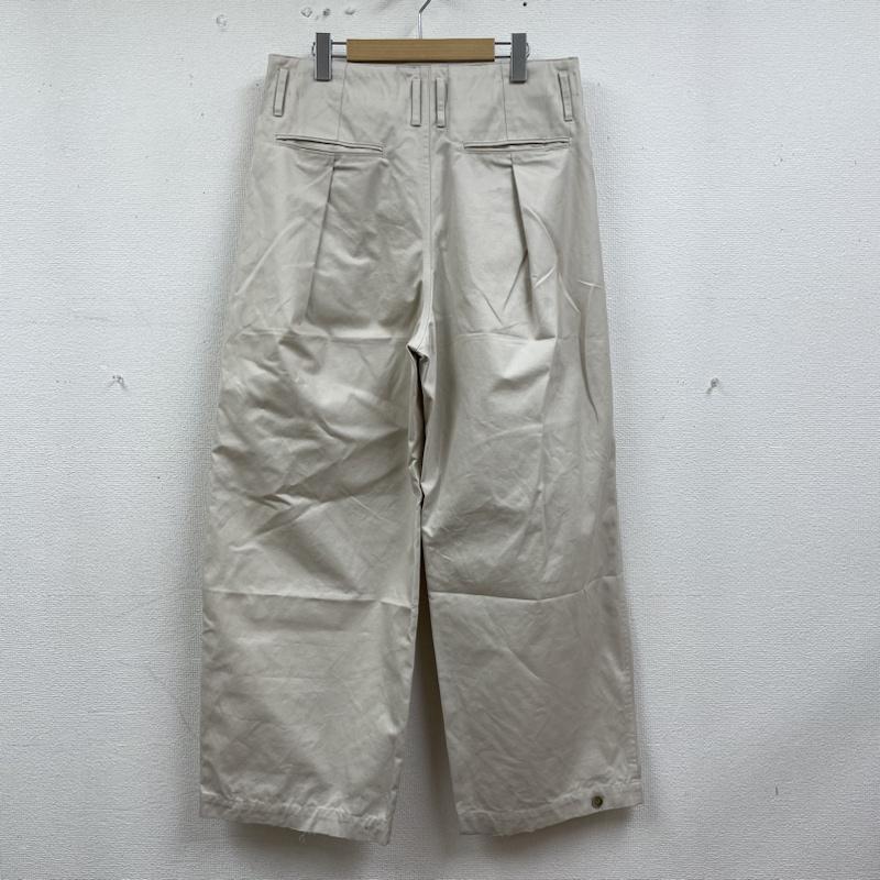 古着 USED パンツ チノパン Toironier トワロニエ Tuck CHINO Pants ワイド タック チノ パンツ ジップフライ 2030007 FREE 無地 オフホワイト / オフホワイト / メンズ USED 古着 中古 50135948