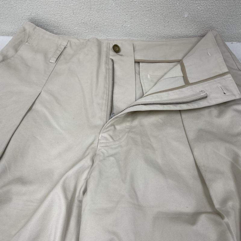 古着 USED パンツ チノパン Toironier トワロニエ Tuck CHINO Pants ワイド タック チノ パンツ ジップフライ 2030007 FREE 無地 オフホワイト / オフホワイト / メンズ USED 古着 中古 50135948