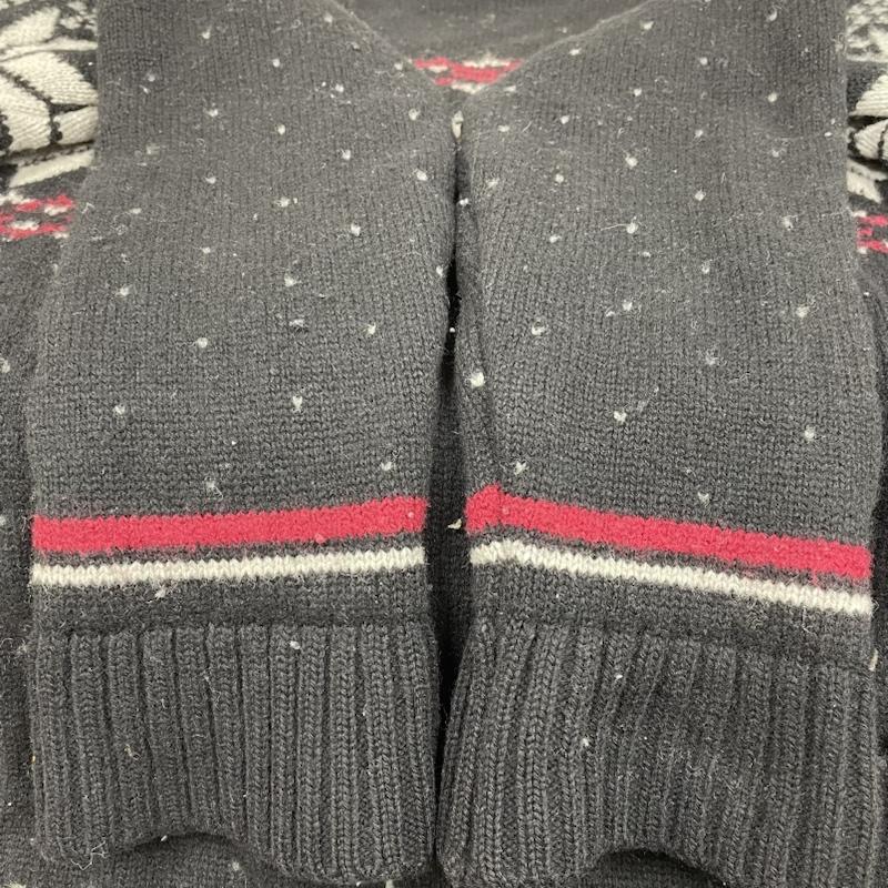 ラファイエット Lafayette ニット、セーター 長袖 ニット ウール クルーネック セーター 長袖 CITY SCAPE SWEATER 厚手 ノルディック柄 XL ノルディック柄 黒 / ブラック / black メンズ USED 古着 中古 50135955