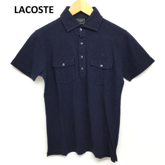 ラコステ LACOSTE ポロシャツ 半袖 半袖 ポロシャツ KH040C 2 紺 / ネイビー / navy メンズ USED 古着 中古 50135980
