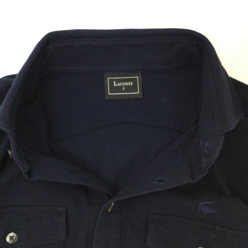 ラコステ LACOSTE ポロシャツ 半袖 半袖 ポロシャツ KH040C 2 紺 / ネイビー / navy メンズ USED 古着 中古 50135980