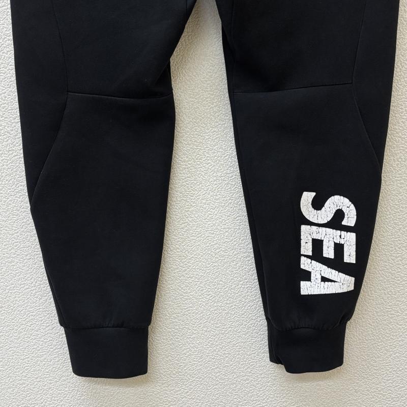ウィンダンシー WIND AND SEA ボトムス ボトムス EVERLAST エバーラスト コラボ WDS-EVR-05 ロゴ ナイロン ジョガー パンツ 黒 ブラック M 黒 / ブラック / black メンズ USED 古着 中古 50135987