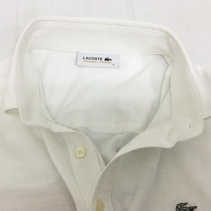 ラコステ LACOSTE ポロシャツ 半袖 半袖 ポロシャツ KH700E 3 白 / ホワイト / white メンズ USED 古着 中古 50135988