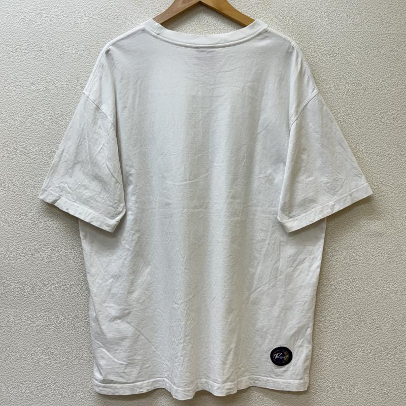 パラグラフ PARAGRAPH Tシャツ 半袖 SMILE LOGO スマイル アーチ ロゴ オーバーサイズ クルーネック 半袖 Tシャツ 白 ホワイト - 白 / ホワイト / white メンズ USED 古着 中古 50136003