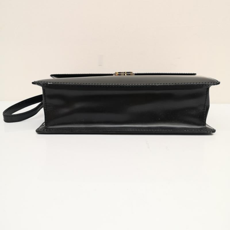 サルヴァトーレフェラガモ Salvatore Ferragamo セカンドバッグ セカンドバッグ EO-24 5043 レザー クラッチ バッグ 黒 / ブラック / black メンズ USED 古着 中古 50136069