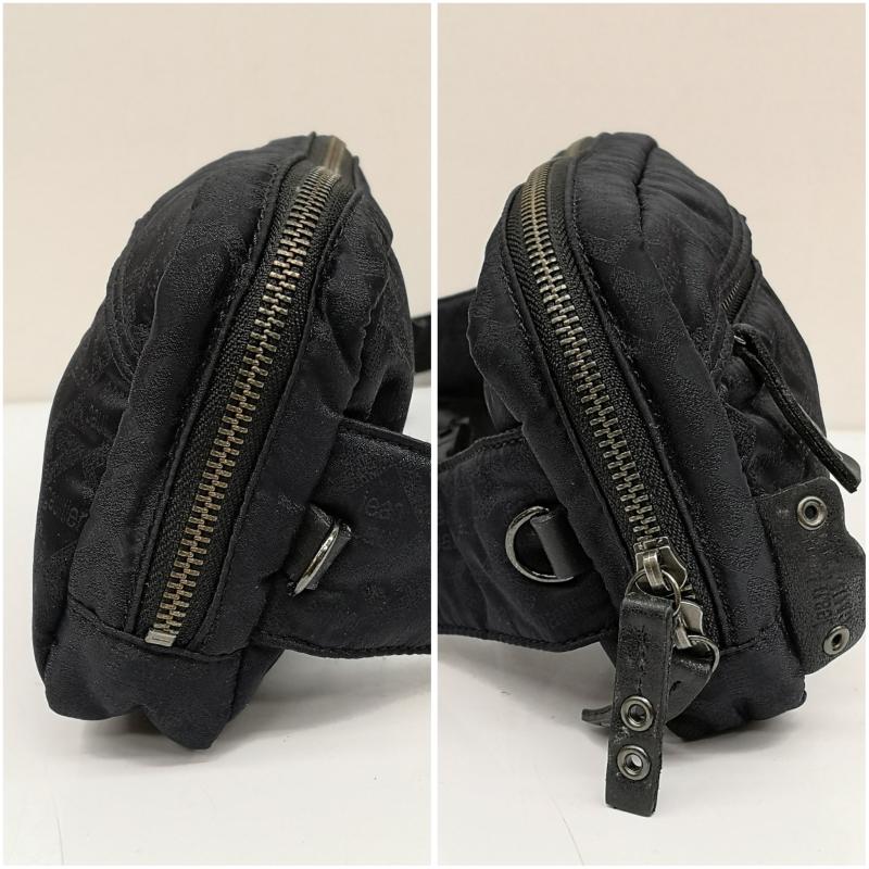 ジャンポールゴルチエ Jean Paul Gaultier ボディバッグ ボディバッグ 90s モノグラム ロゴ ボディ バッグ ショルダー - 黒 / ブラック / black メンズ USED 古着 中古 50136099