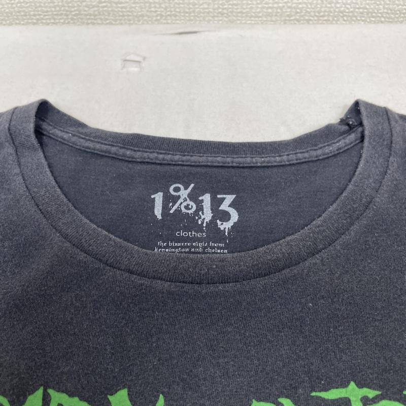 古着 USED Tシャツ 半袖 1%13 EXTREM NOISE TERROR SICK DESIRES 半袖 Tシャツ Shirt ロゴ プリント クルーネック シャツ カットソー ロゴ、文字 X プリント 黒 / ブラック / black メンズ USED 古着 中古 50136135