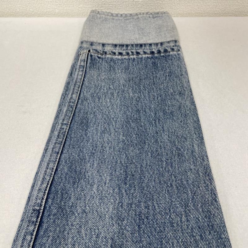 スビ KSUBI パンツ デニム、ジーンズ Chich Retrograde Trashed パッチワーク デニム ジーンズ ボタンフライ ジーパン 無地 X ダメージ加工 インディゴ / インディゴ / Indigo メンズ USED 古着 中古 50136162