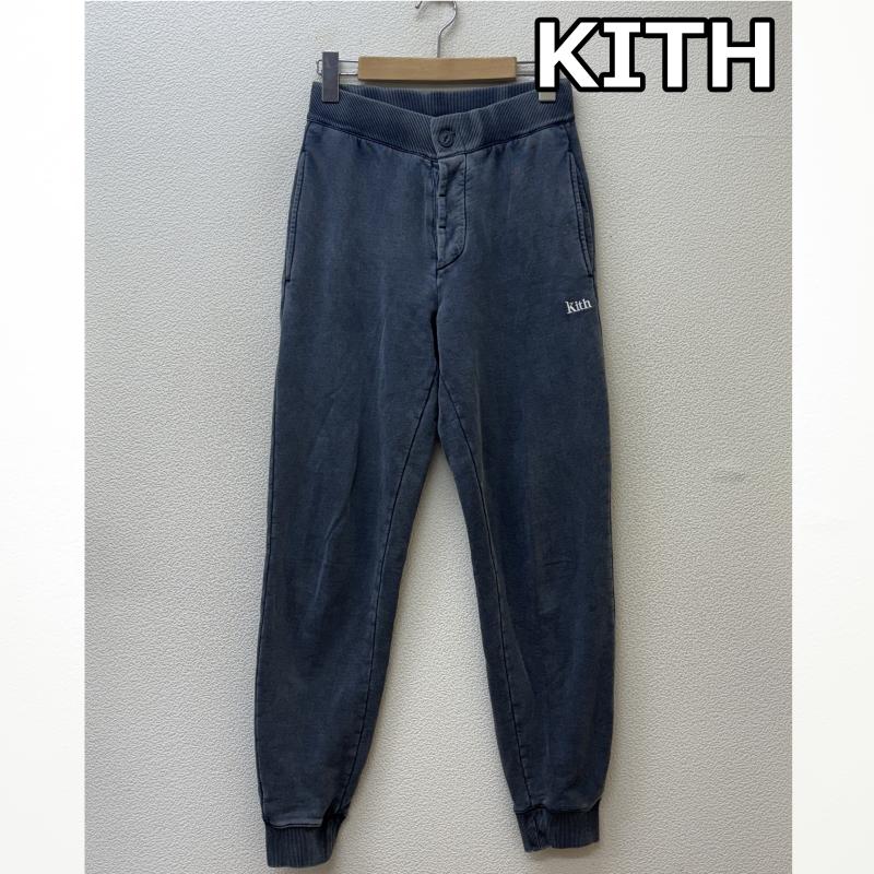 キス KITH ボトムス ボトムス 21-030-061-0006-3-0 ロゴ 刺繍 スウェット ジョガー パンツ XS メンズ USED 古着 中古 50136170