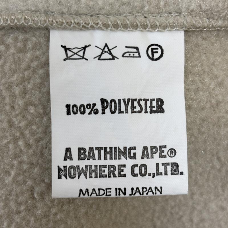 アベイシングエイプ A BATHING APE ジャケット、上着 ジャンパー、ブルゾン 90年代 ビンテージ オールド 旧タグ 日本製 チロリアンテープ ポーラテック フリース ジャケット アイボリー S アイボリー / アイボリー / メンズ USED 古着 中古 50136180