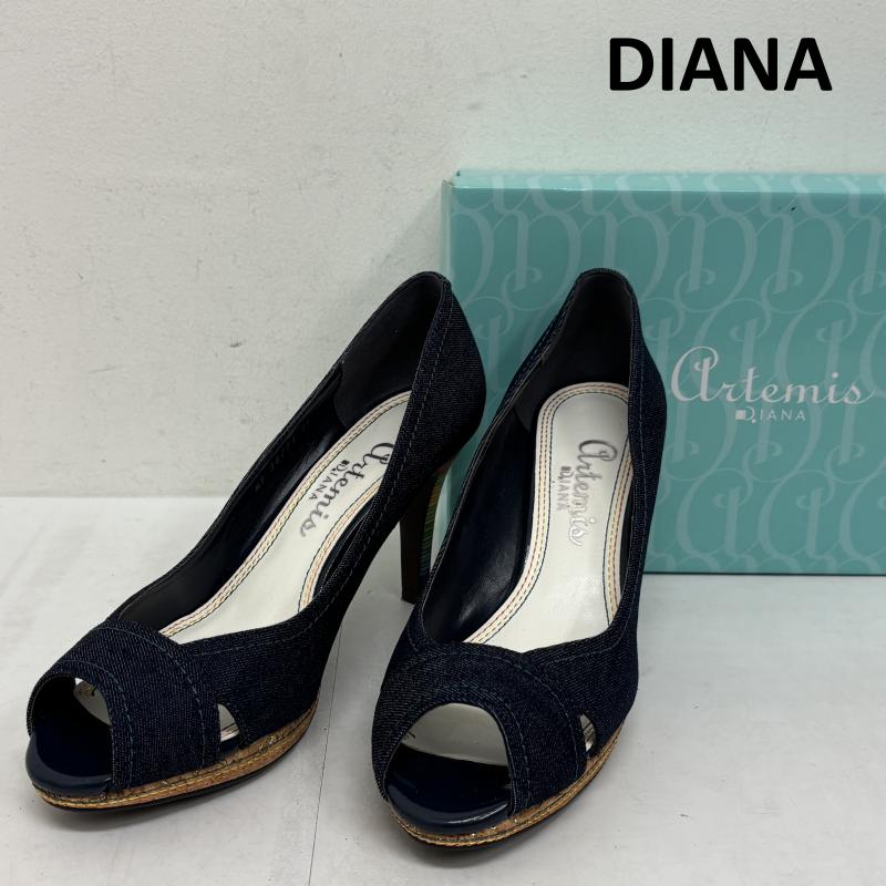 ダイアナ DIANA パンプス パンプス パンプス Artemis デニム レインボー MP38773 24.0cm レディース USED 古着 中古 50136186