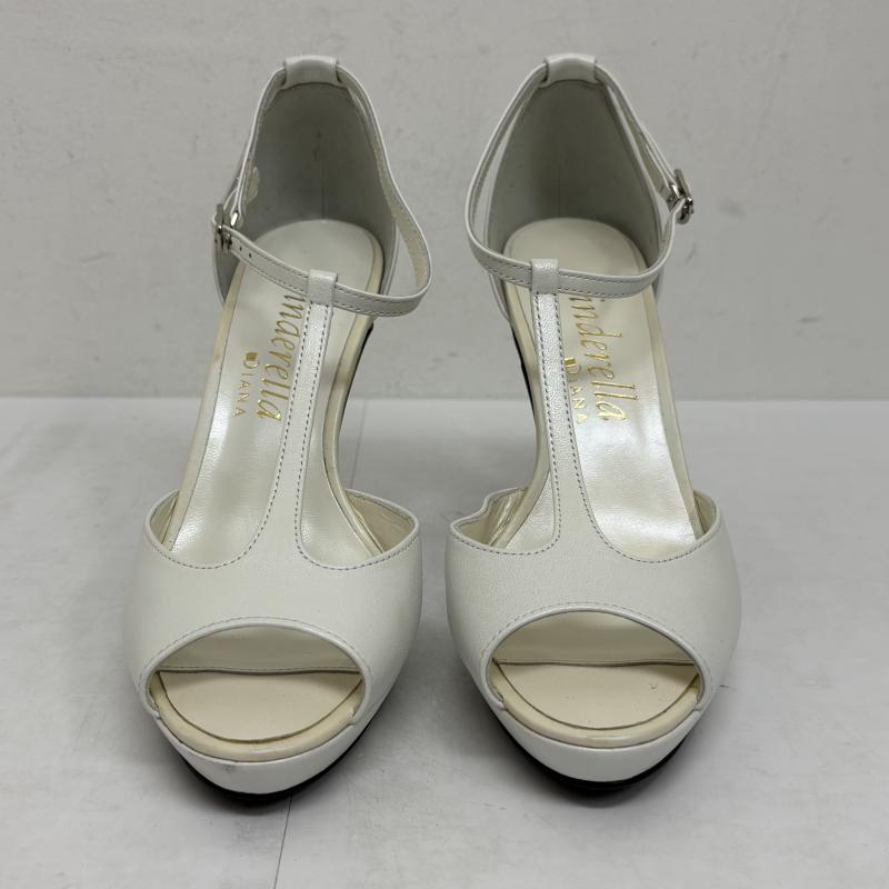 ダイアナ DIANA パンプス パンプス パンプス シンデレラ Cinderella MR 50267 ストラップ 24.0cm 白 / ホワイト / white レディース USED 古着 中古 50136190