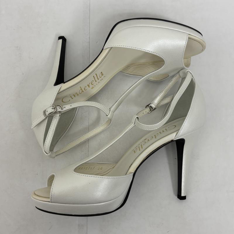 ダイアナ DIANA パンプス パンプス パンプス シンデレラ Cinderella MR 50267 ストラップ 24.0cm 白 / ホワイト / white レディース USED 古着 中古 50136190