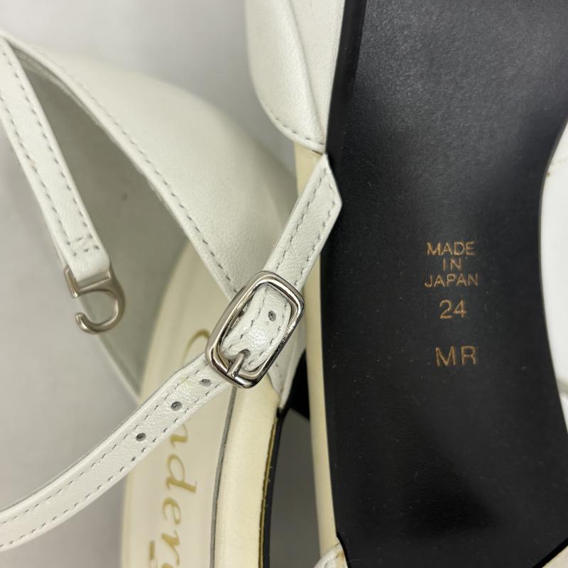 ダイアナ DIANA パンプス パンプス パンプス シンデレラ Cinderella MR 50267 ストラップ 24.0cm 白 / ホワイト / white レディース USED 古着 中古 50136190