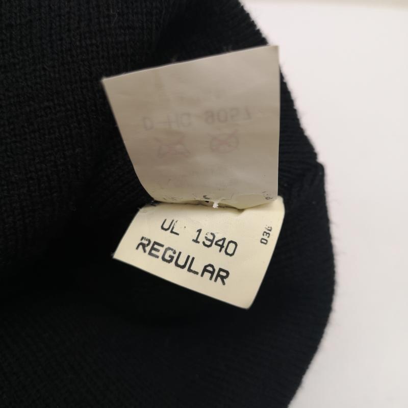 カンゴール KANGOL 帽子 ニット帽 90s RABBIT BEANIE ウサギ 耳 ニット キャップ - 黒 / ブラック / black レディース USED 古着 中古 50136250